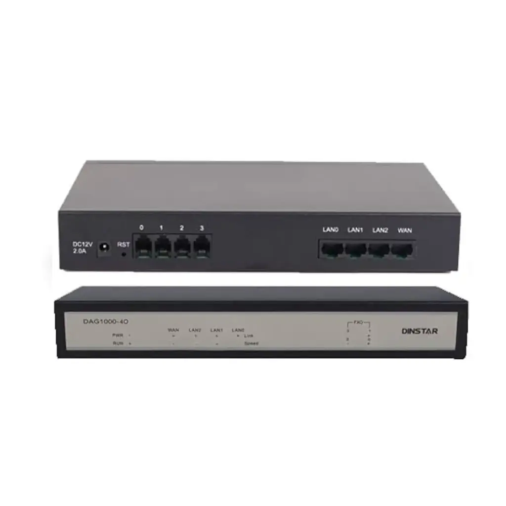 Dinstar DAG1000-4O VoIP Gateway 4 Ports FXO 