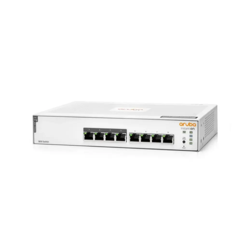 ARUBA / 1830 / JL811A / 8 PORT GIGABIT ( 4 POE - 65 WATTS ) SMART MANAGED SWITCH