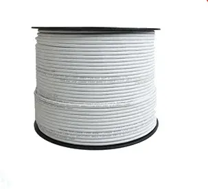 Prolink CAT. 6 U/UTP CABLE, 4 PAIR 23 AWG , LSZH , White , RIB (PL-C6-LSZH-W)