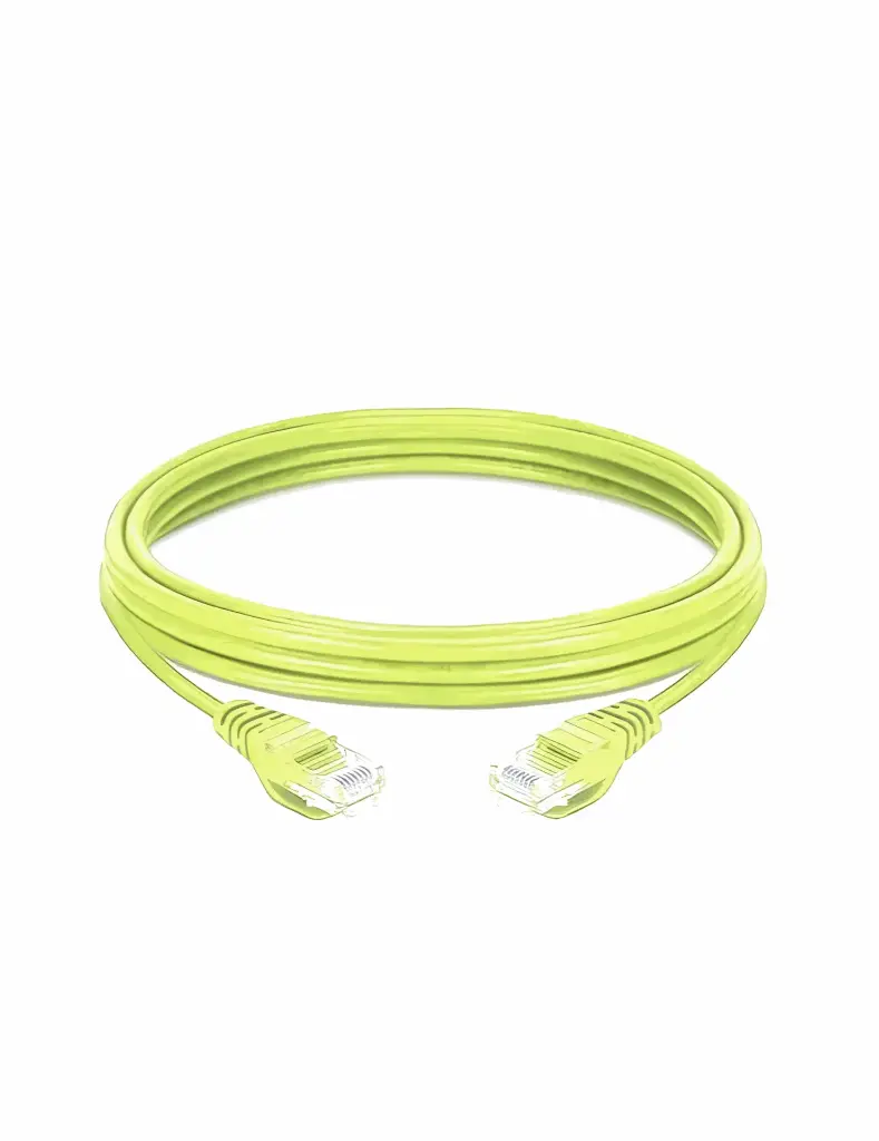 Prolink UNSHIELDED CAT6 PATCH CORD W/ T568B WIRING, 3M, LSZH Yellow (PL-PC-U6-3Y)