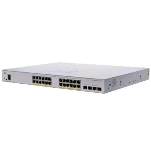 Cisco Business CBS350-24P-4X Managed Switch, 24 Port GE, PoE, 4x10G SFP+, Limited Lifetime Protection (CBS350-24P-4X)