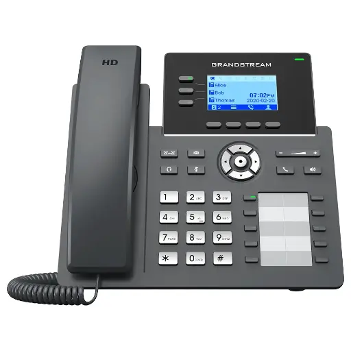 GRP2604P Grandstream IP Phone 6 SIP account ,3 lines – POE