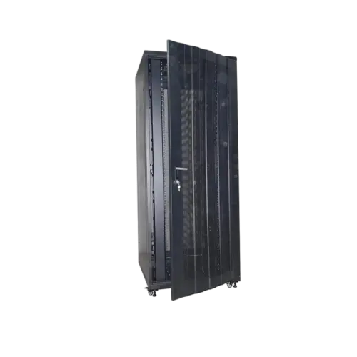 ProRack 42U 600*1000 Standing network rack with vented door, 4fans, 1 shelf and 1 PDU 8 outlet (PR-FV6142)