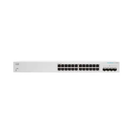 "CISCO / CBS220-24P-4G / 24 PORT GIGABIT (24 POE - 195 W) 4 X 1GE SFP SMART SWITCH	"