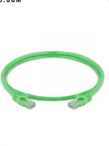 Prolink UNSHIELDED CAT6 PATCH CORD W/ T568B WIRING, 0.5M, LSZH Green (PL-PC-U6-0.5GN)