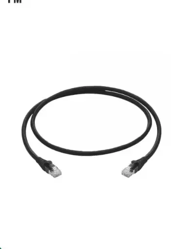 Prolink UNSHIELDED CAT6 PATCH CORD W/ T568B WIRING, 1M, LSZH  Black (PL-PC-U6-1BK)